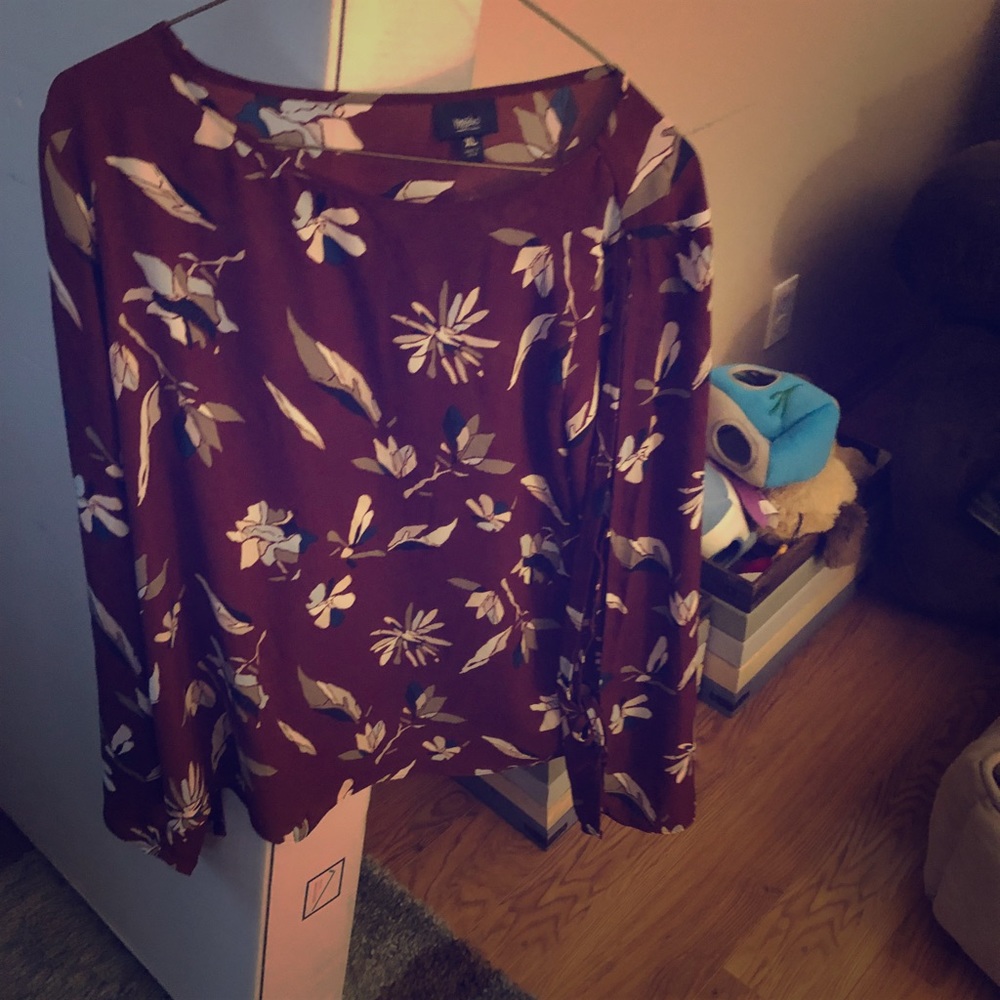 Long sleeve blouse